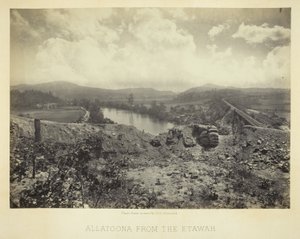 Allatoona fra Etawah af George N. Barnard