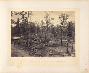 Slagmarken ved Atlanta, Georgia, 22. juli 1864, nr. 1 af George N. Barnard