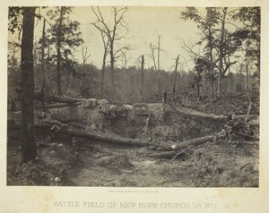 Slagmarken ved New Hope Church, GA, nr. 2 af George N. Barnard