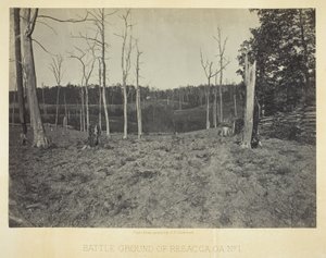Battle Ground of Resacca, GA, nr. 1 af George N. Barnard