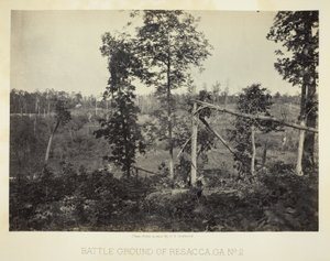 Battle Ground of Resacca, GA, nr. 2 af George N. Barnard