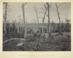 Battle Ground of Resacca, GA, nr. 3, 1866. af George N. Barnard