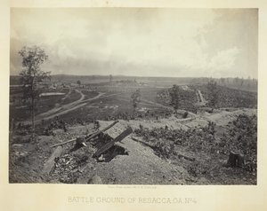 Battle Ground of Resacca, GA, nr. 4, 1866. af George N. Barnard