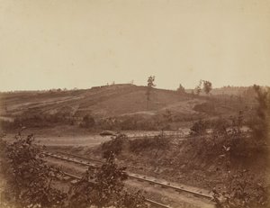 Slagmarken i Atlanta, 1864 (foto) af George N. Barnard