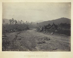Buzzard Roost, GA af George N. Barnard
