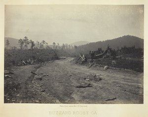 Buzzard Roost, GA, 1866. af George N. Barnard
