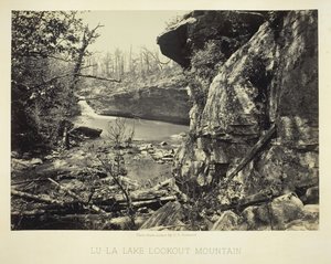 Lu-La Lake Lookout Mountain, 186466. af George N. Barnard