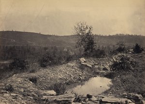 Mission Ridge set fra Orchard Knob af George N. Barnard