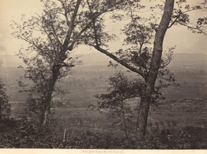 Orchard Knob fra Mission Ridge,1864-1866 (foto) af George N. Barnard