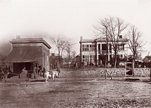 Provost Marshals hovedkvarter, Chattanooga, ca. 1864. af George N. Barnard