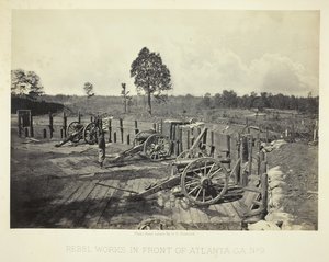 Rebel arbejder foran Atlanta, GA, nr. 2, 1864. af George N. Barnard