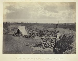 Rebel arbejder foran Atlanta, GA, nr. 4, 1864. af George N. Barnard