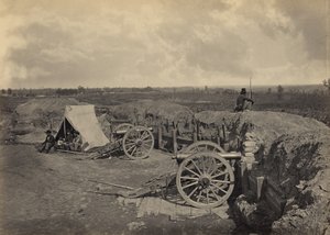Konfødererede befæstninger foran Atlanta, Georgia, nr. 4 af George N. Barnard