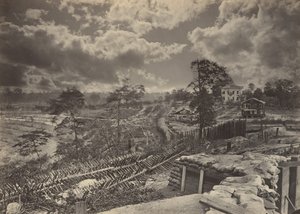 Rebel arbejder foran Atlanta, Georgia nr. 1, 1860