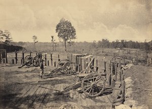 Oprørernes værker foran Atlanta, Georgia, nr. 2 af George N. Barnard