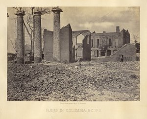 Ruiner i Columbia, South Carolina, nr. 2 af George N. Barnard