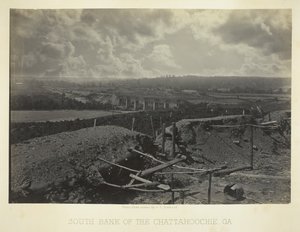 South Bank of the Chattahoochie, Ga., 1866. af George N. Barnard