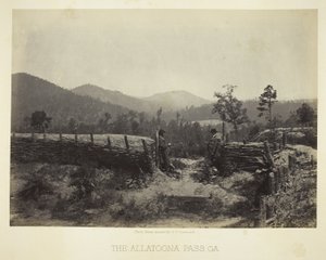 Allatoona-passet, GA af George N. Barnard