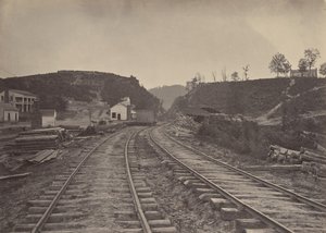 Allatoona Pass Looking North, Georgia, 1860