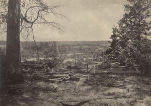 Slagmarken ved Peach Tree Creek, Georgia, 1860