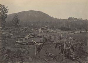 Fronten af Kenesaw Mountain, Georgia, 1860