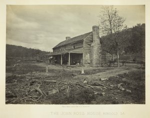 John Ross-huset, Ringold, GA af George N. Barnard
