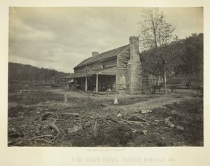 John Ross House, Ringgold, GA, 1866. af George N. Barnard