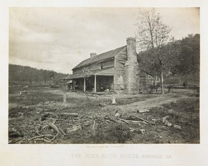 John Ross-huset, Ringgold, Georgia af George N. Barnard