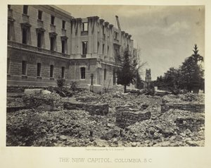 Det nye Capitol, Columbia, SC af George N. Barnard