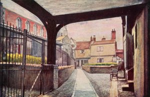 Tombland Alley (farve litho)