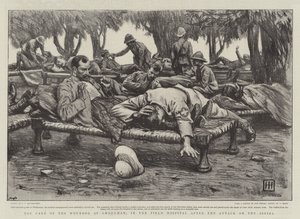 Pleje af de sårede i Omdurman på felthospitalet efter angrebet på Zeriba