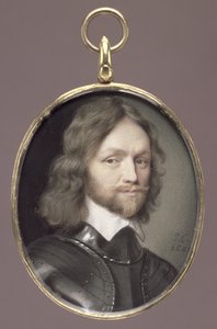 General Henry Ireton (1611-51) parlamentarisk general og Lord Deputy of Ireland (wc på pergament på kort)