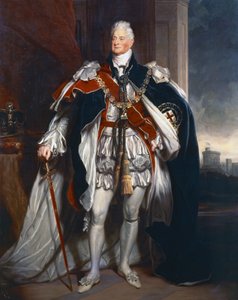 Portræt af kong William IV, kopi efter Sir Martin Archer Shee af George Peter Alexander Healy