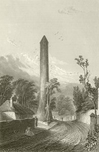 Rundetårn i Clondalkin, Dublin, Irland