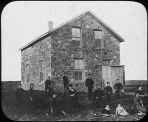 En bosætterbolig, Canada, slutningen af det 19. århundrede