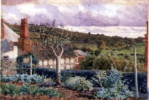 Fra Garden of Sherford Cottage, Bromyard af George Price Boyce