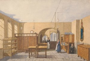 Køkkenet på et Oxford College af George Pyne