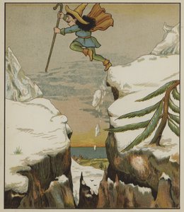 Illustration til Rumpelstiltskin af brødrene Grimm