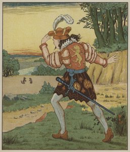 Illustration til Rumpelstiltskin af Brødrene Grimm