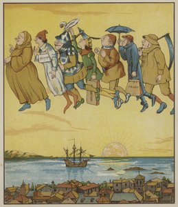 Illustration til Rumpelstiltskin af Brødrene Grimm