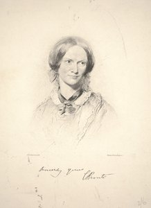 Charlotte Brontë, graveret af Walker & Boutall af George Richmond