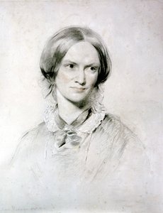 Charlotte Bronte, engelsk forfatter, 1850 af George Richmond