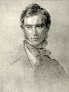 Portræt af Sir Joseph Dalton Hooker. 1855 (Grafit på papir)