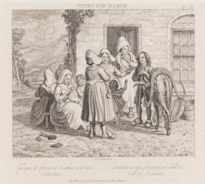 Omrejsende, Vitry Sur Marne, ca. 1821 (radering)