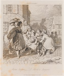 Marked, Stuttgart, ca. 1821 (radering)