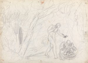 Forladelse og redning af Perdita fra »Vinterens fortælling« af George Romney