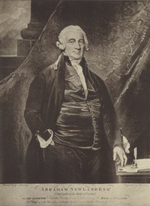 Abraham Newland af George Romney