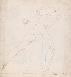 Borghese Gladiator af George Romney