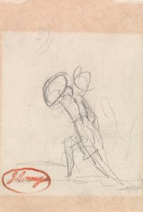 Opladningsfigur med skjold af George Romney