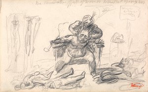Dæmonherskeren og hans undersåtter: »Krigens elendige følger for John Bull...« af George Romney